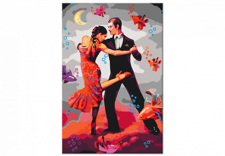Numéro d'art Surreal Tango - Dancing Couple on a Fancy Background 144086 additionalImage 6