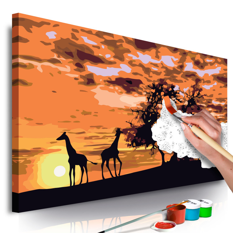 Kit de peinture Savanne (girafes et éléphantes) 107507 additionalImage 3