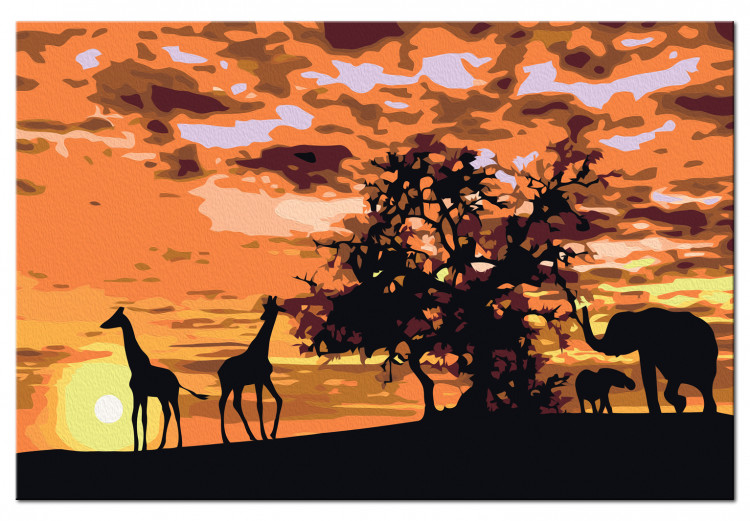 Kit de peinture Savanne (girafes et éléphantes) 107507 additionalImage 6