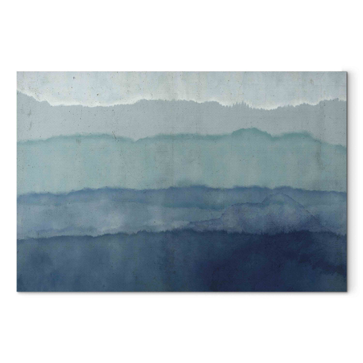 Cadre mural Harmony of Waves - Nautical Abstraction With Blue Watercolors 151207
