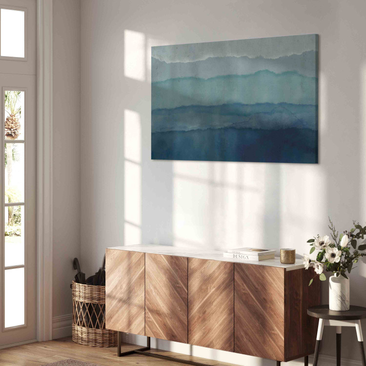 Cadre mural Harmony of Waves - Nautical Abstraction With Blue Watercolors 151207 additionalImage 4