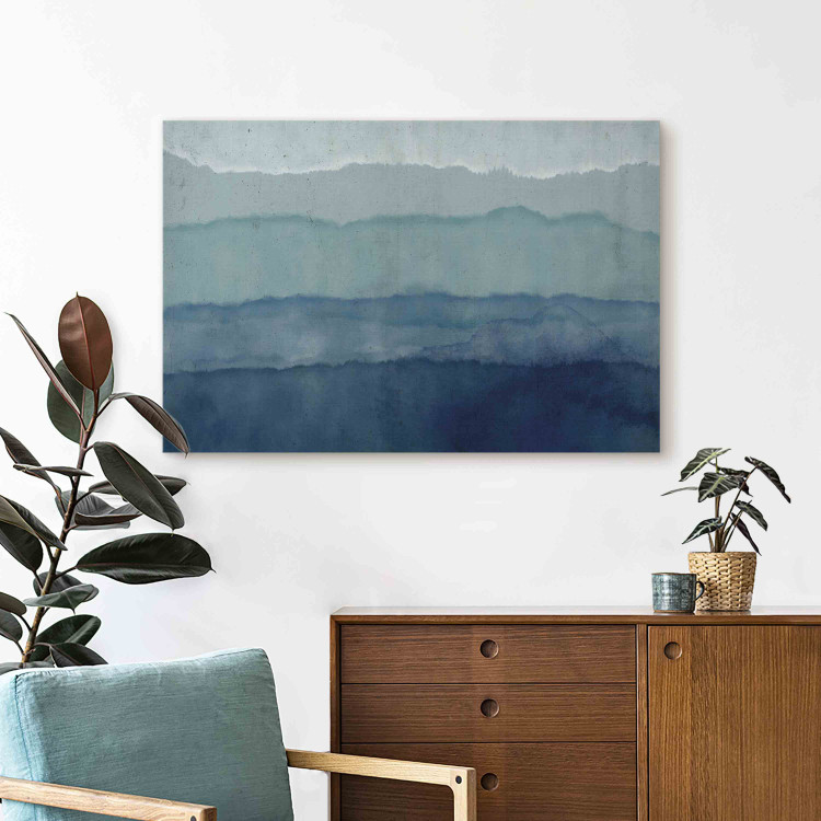Cadre mural Harmony of Waves - Nautical Abstraction With Blue Watercolors 151207 additionalImage 9