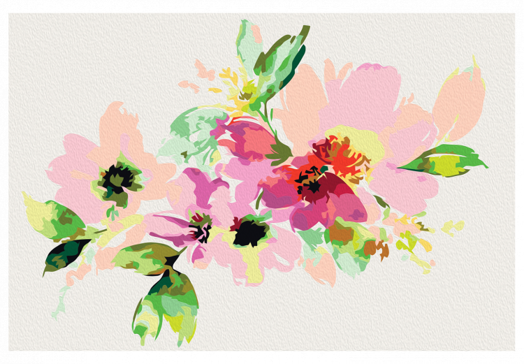 Tableau peinture par numéros Fleurs colorées  107517 additionalImage 7