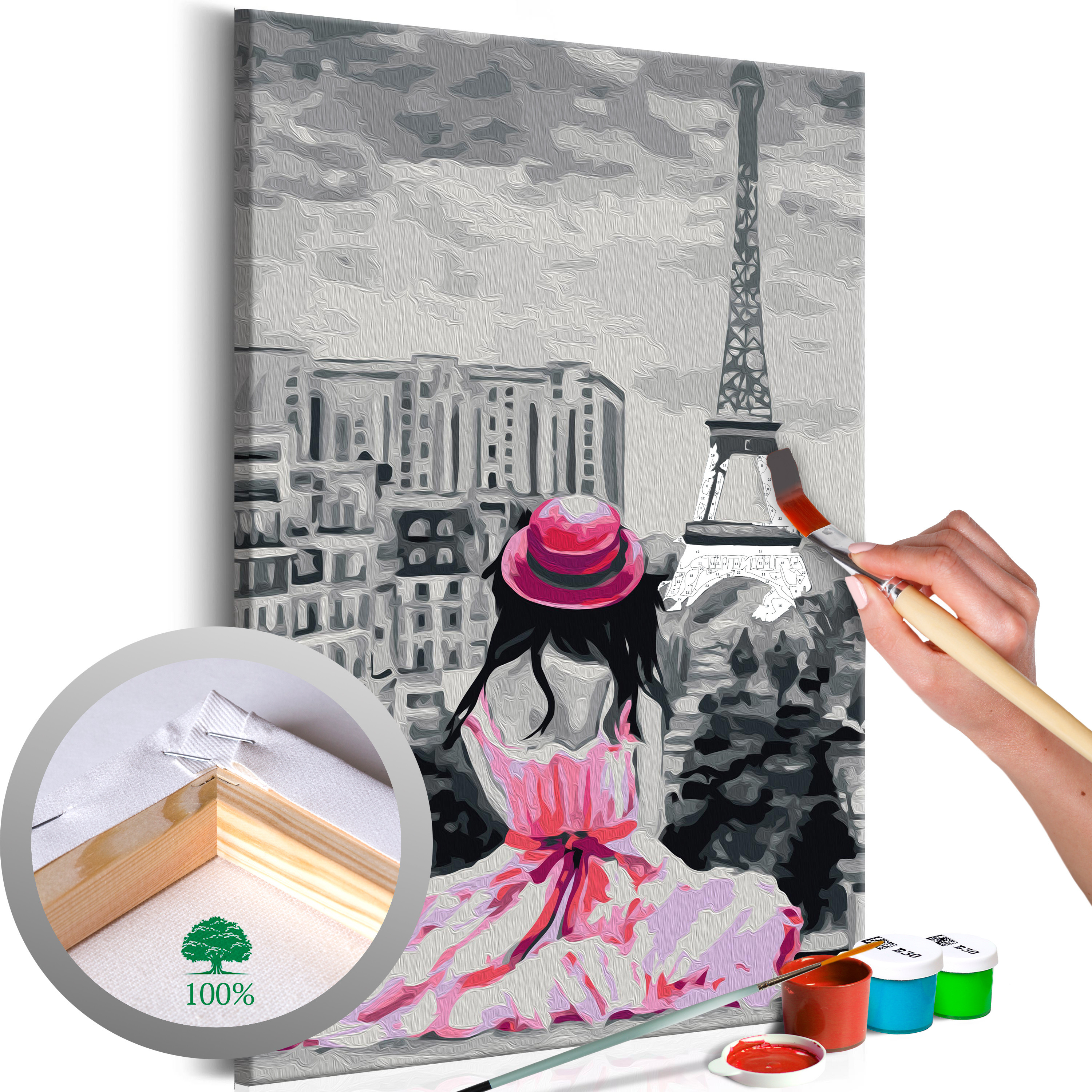 1pc Kit De Peinture Par Numéros Pour Adultes Tableau D'art - Temu France