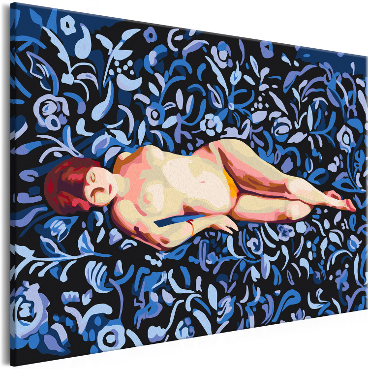 Kit de peinture par numéros Nude on a Blue Background 134537 additionalImage 5