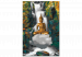 Tableau à peindre soi-même Levitating Buddha - Meditating Figure in Front of a Waterfall and a Forest 146537 additionalThumb 4