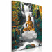 Tableau à peindre soi-même Levitating Buddha - Meditating Figure in Front of a Waterfall and a Forest 146537 additionalThumb 6