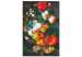 Kit de peinture par numéros Baroque Nature - Sumptuous Bouquet of Colorful Flowers against a Dark Background 147337 additionalThumb 3