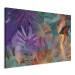 Tableau mural Colorful Nature - A Composition of Energetic Palm Leaves and Monstera 151237 additionalThumb 2