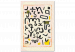 Tableau peinture par numéros Paul Klee, Gesetz - Alphabet, Mysterious Letters on a Cream Background 148447 additionalThumb 4