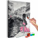 Peinture par numéros pour adultes Venise (fille habilliée d'une robe rose) 107157 additionalThumb 3