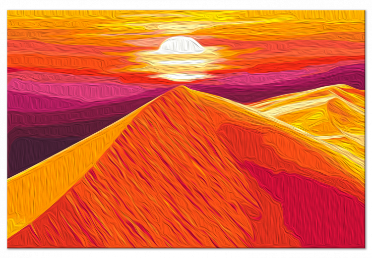 Kit de peinture par numéros Sahara - Sunset Over High Orange Sand Dunes 145157 additionalImage 5