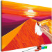 Kit de peinture par numéros Sahara - Sunset Over High Orange Sand Dunes 145157 additionalThumb 7
