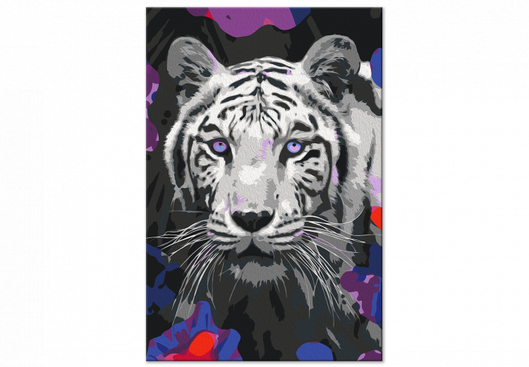 Peinture par numéros pour adultes White Bengal Tiger 142767 additionalImage 5