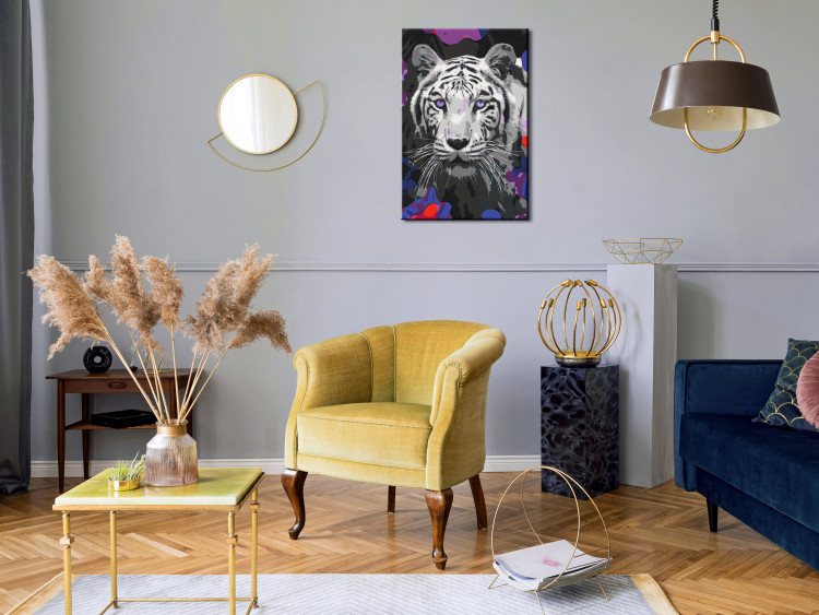 Peinture par numéros pour adultes White Bengal Tiger 142767 additionalImage 2