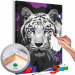 Peinture par numéros pour adultes White Bengal Tiger 142767