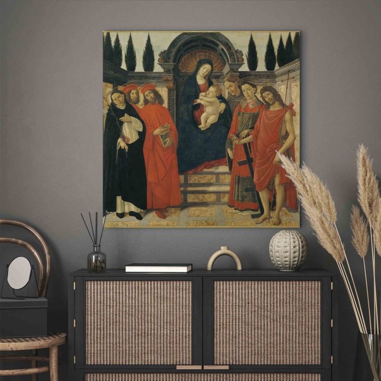 Reproduction de tableau Mary with the Child & Saints 154367 additionalImage 5