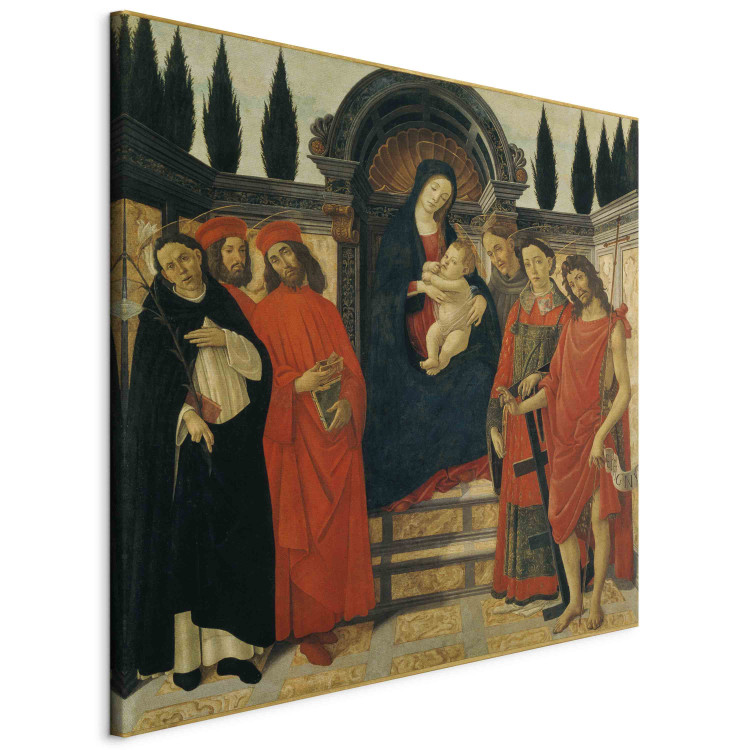 Reproduction de tableau Mary with the Child & Saints 154367 additionalImage 2
