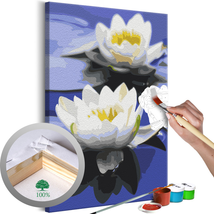 Tableau à peindre soi-même Water Lilies  138477