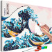 Peinture par numéros pour adultes The Great Wave off Kanagawa - The Rough Sea Through the Eyes of Katsushiki 150377 additionalThumb 6