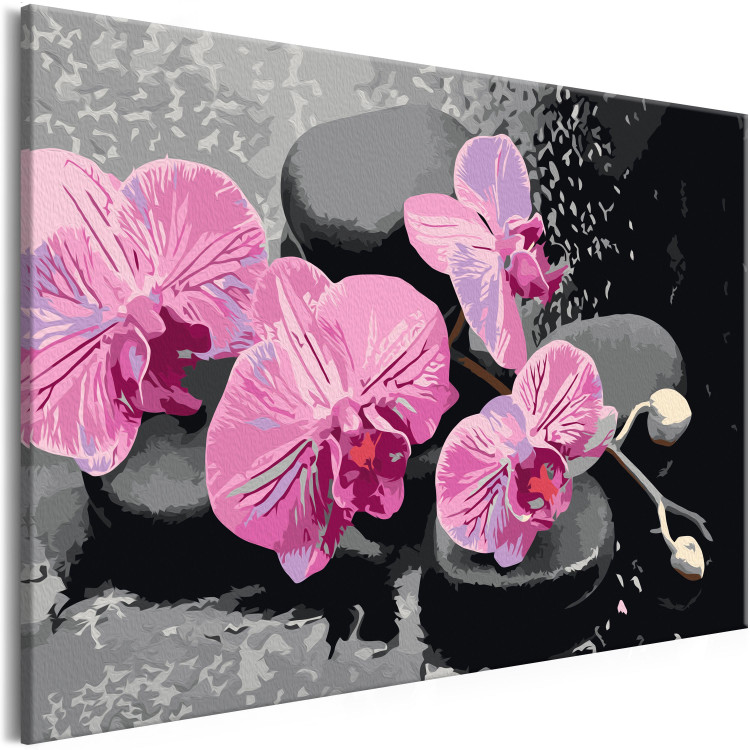 Numéro d'art Orchidée et pierres zen (fond noir) 107518 additionalImage 5