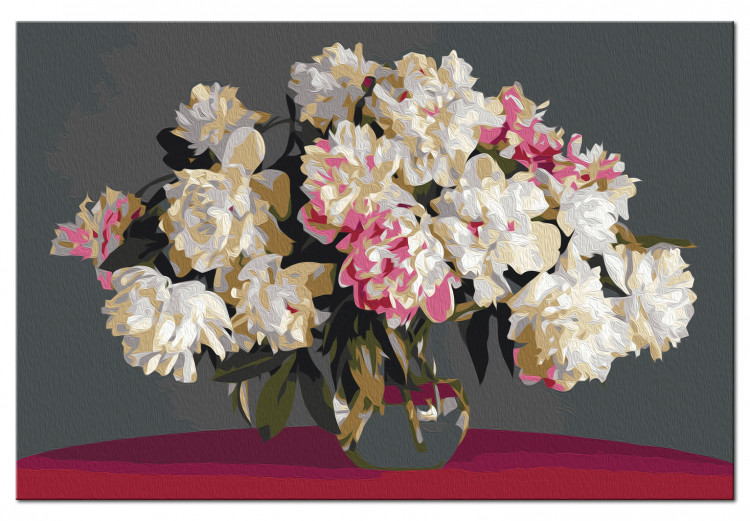 Numéro d'art adulte Fleurs blanches dans un vase 107128 additionalImage 6