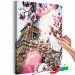 Peinture par numéros pour adultes Eiffel Tower and Magnolia Tree 138488 additionalThumb 6