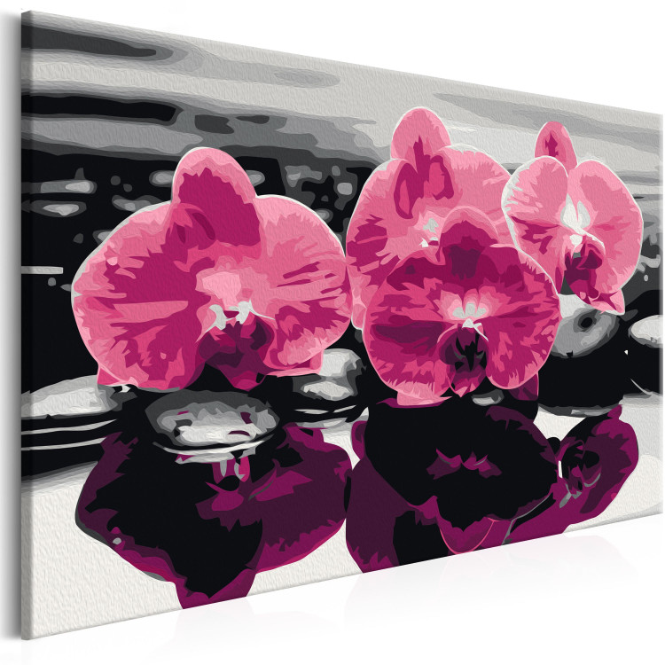 Tableau peinture par numéros Trois orchidées 107319 additionalImage 6
