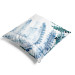 Coussin en velours Fern Leaf - Organic Composition With Blue Watercolor Plant 151329 additionalThumb 3