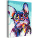 Peinture par numéros Bulldog Portrait 127939 additionalThumb 4