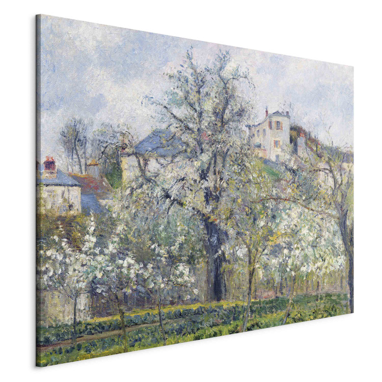 Tableau mural The Vegetable Garden with Trees in Blossom, Spring, Pontoise 158439 additionalImage 2