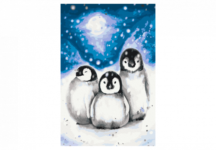 Tableau à peindre soi-même Three Penguins 131449 additionalImage 6
