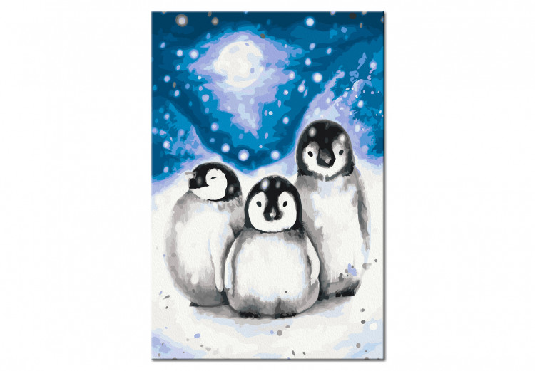Tableau à peindre soi-même Three Penguins 131449 additionalImage 5