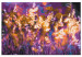 Tableau à peindre soi-même Magic Meadow - Illuminated Golden Grasses on a Purple Background 145159 additionalThumb 6
