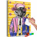 Tableau à peindre soi-même Tiger in Hat 108179 additionalThumb 6