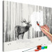 Tableau peinture par numéros Deer in the Snow 127379 additionalThumb 3