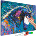 Tableau à peindre soi-même Starry Horse - Colorful Animal with Abstract Fur 144079 additionalThumb 3