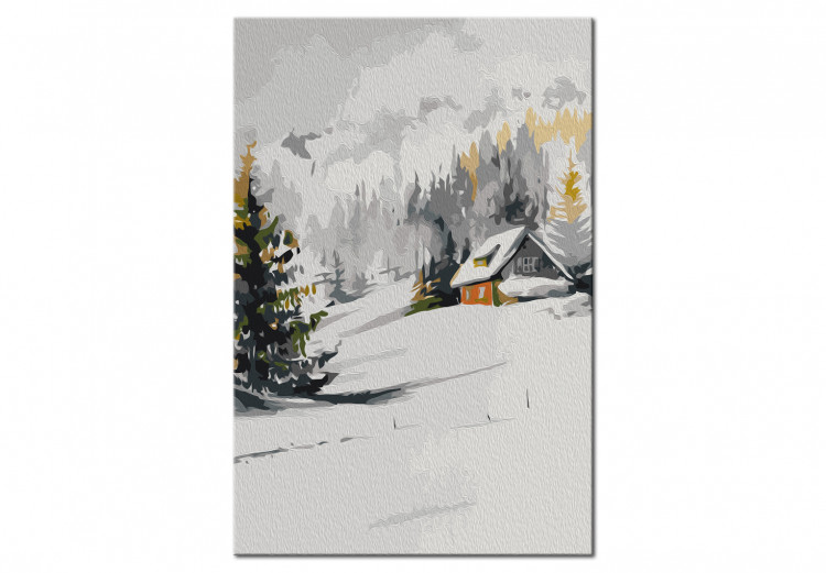 Tableau peinture par numéros Winter Cottage 130699 additionalImage 5