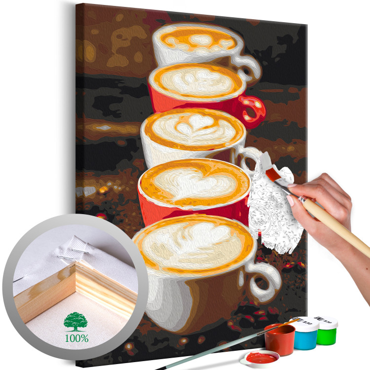 Kit de peinture par numéros Hot Cappuccino 143299